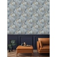 thumbnail image 4 of Moss Minimalist Leaves Tropical Wallpaper, Double Roll, 57 sqft, 4 of 4