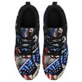 thumbnail image 2 of Disc Golf American Flag Running Shoes Sneakers Mesh Black Size 4.5, 2 of 5