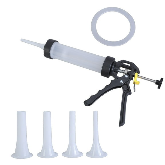 Sausage Maker Sausages Making Tool Stuffing Machine Manual Meat Stuffer with 4 Funnel Portable Maker