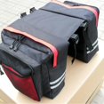 thumbnail image 2 of Bicycle Bike Pannier Rear Rack Seat bag bicycle bike rear Tail Storage Saddle rear rack Bag Pouch Red, 2 of 9