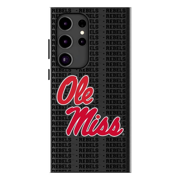 Keyscaper Ole Miss Rebels Text Backdrop Galaxy Magnetic Bump Case