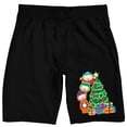thumbnail image 5 of South Park Characters Decorating Christmas Tree Adult Black Sleep Pajama Shorts-XL, 5 of 7