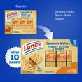thumbnail image 2 of Lance Sandwich Crackers, Captain's Wafers Peanut Butter and Honey, 10 Packs, 6 Sandwiches (Pack of 4), 2 of 5