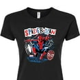 thumbnail image 3 of Marvel Spider-Man - Punk Poster Style - Juniors Fitted Graphic T-Shirt, 3 of 5