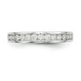 thumbnail image 4 of 14K White Gold Ring Band Wedding Diamond Round , Size 5, 4 of 7