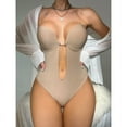 thumbnail image 1 of Europa y Estados Unidos Mono moldeador de cuerpo sin espalda estilo V profundo Body con escote en U Ropa moldeadora, 1 of 6