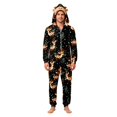 thumbnail image 4 of Shadoumai Family Christmas Pajamas Matching Sets Xmas Pjs for Family Cozy Christmas Sleepwear Front Zipper Closure, Reindeer Hood Holiday pajamas, Ribbed Cuffs, 4 of 8