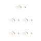 thumbnail image 3 of Guardurnaity Gafas de sol estilo punk de vapor de metal retro con montura ligera, unisex, con protección , elegantes, modernas, doradas y Type2 NO2, 3 of 6