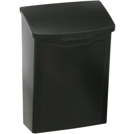 Architectural Mailboxes® Black Marina Wall Mount Mailbox ...