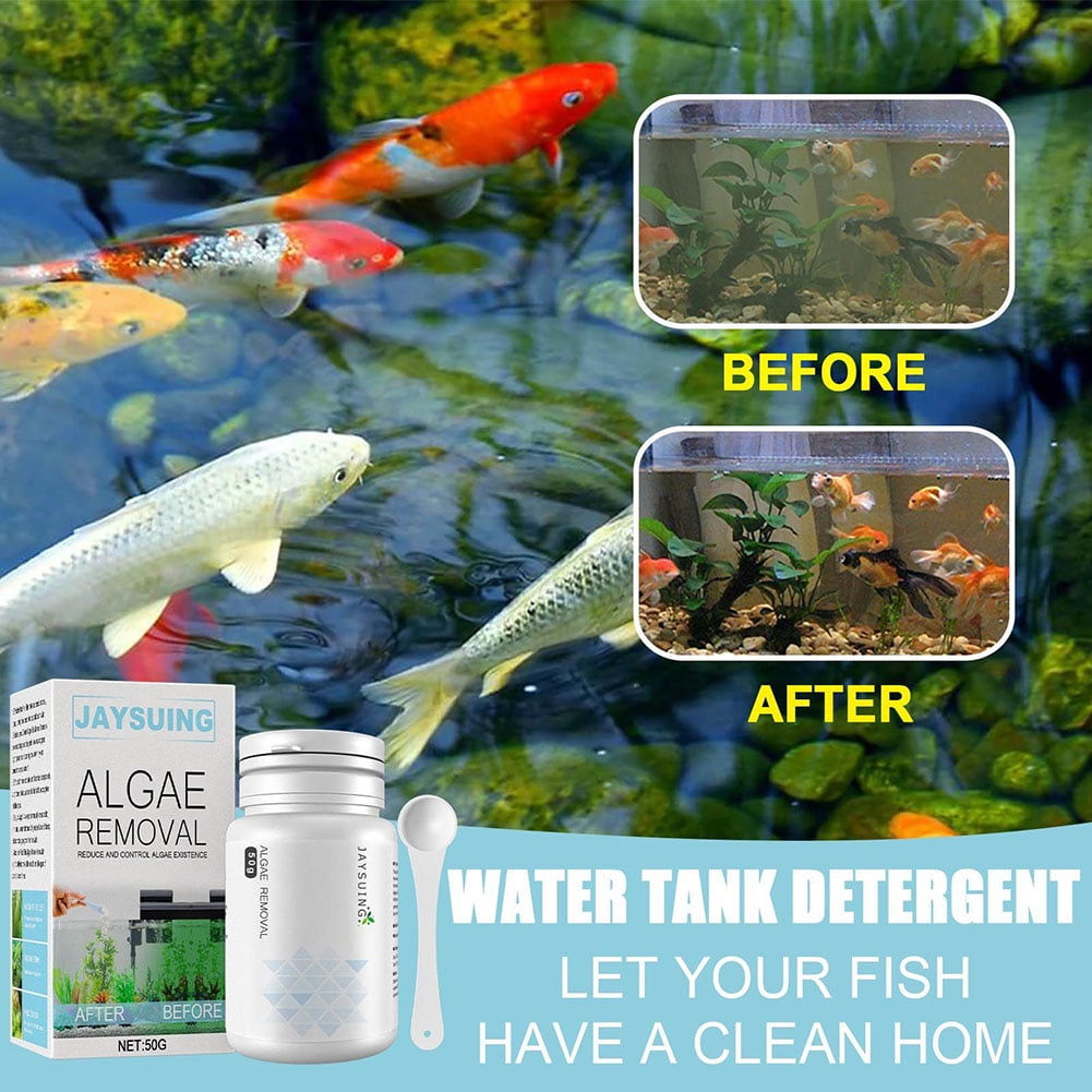 Peggybuy 50g Aquarium Algae Repellent Agent Fish Tank Pond Moss Remover  with Spoon | Walmart Canada