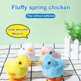 thumbnail image 1 of Clockwork Jumping Walking Toy Pet Cartoon Chicken Toy Wind Up Hopping Chick Hugtrwg Para estrenar, 1 of 8