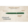 thumbnail image 3 of 10 Twist Action Hotel Pens Pack - Plastic, Black Ink - Green, 3 of 5