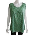 thumbnail image 4 of Minnieouse Tanktop Sin Mangas Estampado Camiseta Sin Mangas Cuello Cuello Mujer Verano Mujer Chaleco Verano Prendas para la parte del cuerpo verde XXL, 4 of 6