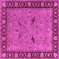 thumbnail image 1 of Ahgly Company Indoor Square Oriental Pink Industrial Area Rugs, 4' Square, 1 of 4