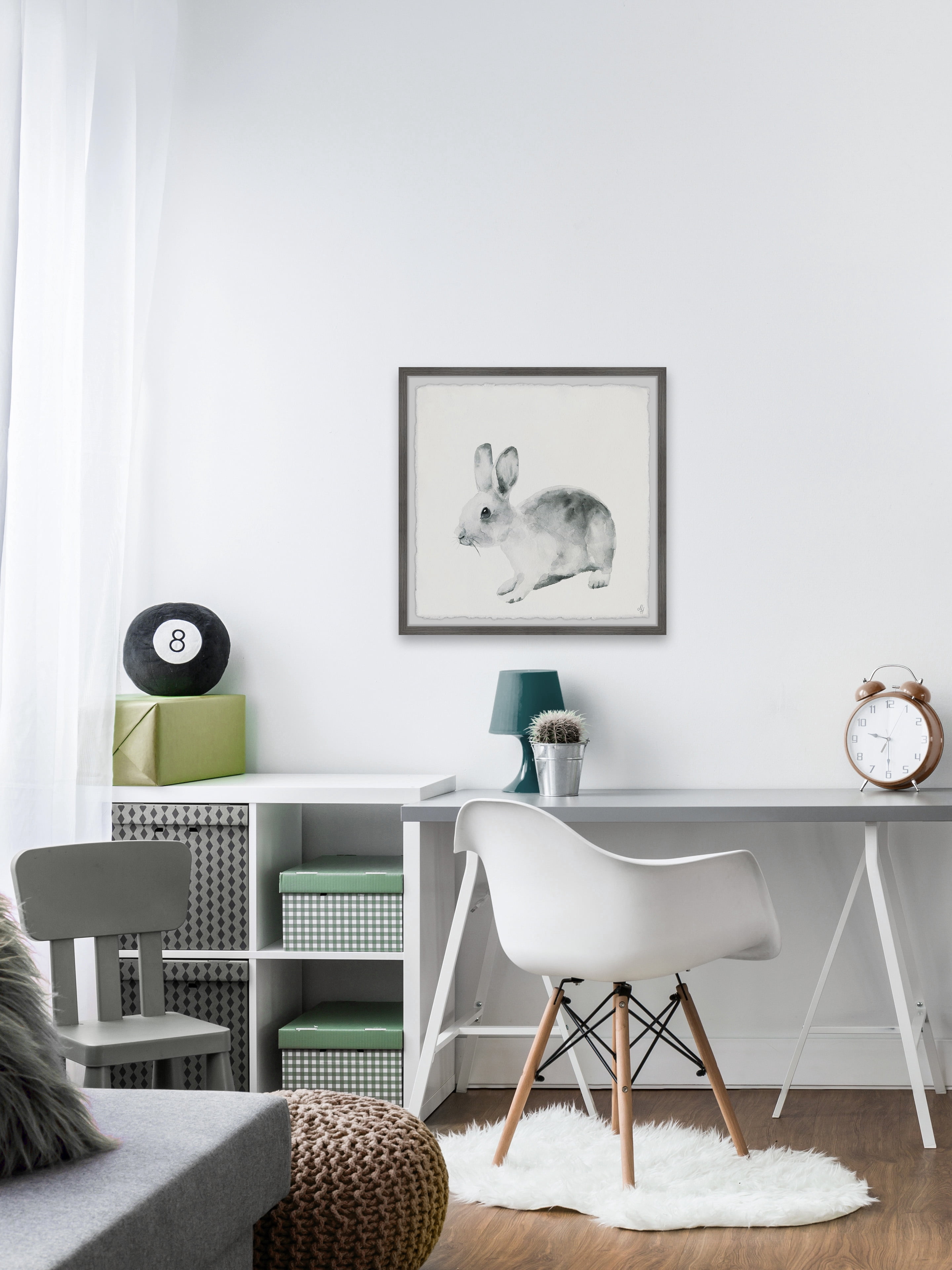 Marmont Hill Bunny Rat Framed Wall Art