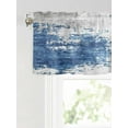 thumbnail image 6 of Valances for Windows Abstract Mottled Texture Rod Pocket Cafe Window Treatments Valance Curtains for Kitchen Bathroom Laundry Basement Windows 60"x14", 6 of 9