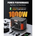 thumbnail image 2 of Estación de energía Baldr Pioneer1000 1000 W 808 Wh portátil, 2 of 8