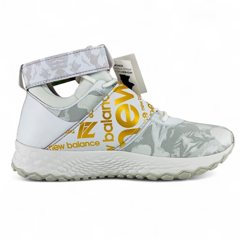 New Balance Lindor 1 TF White Gold Floral Men's Baseball Turf