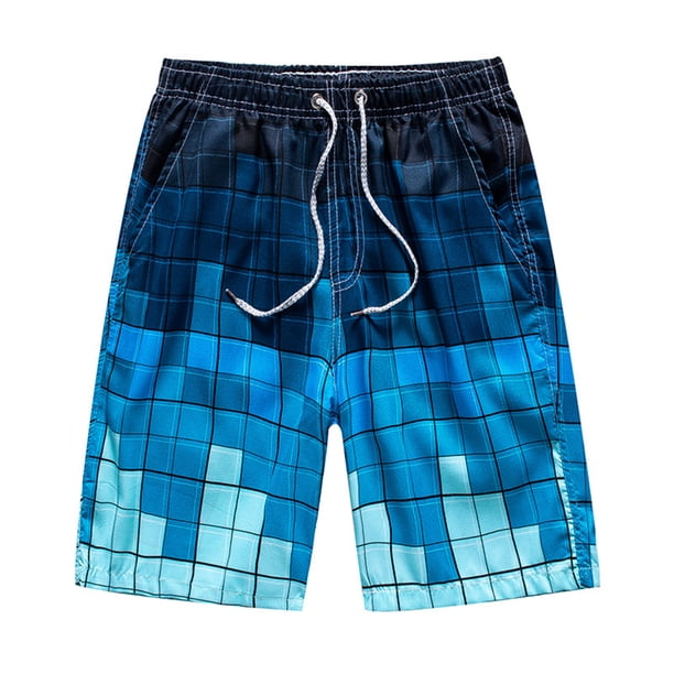 Pantalones de baño grandes sueltos de verano para hombre, pantalones de playa, pantalones cortos informales de cinco puntos de secado rápido para hombre MFZFUKR BST3024574-3