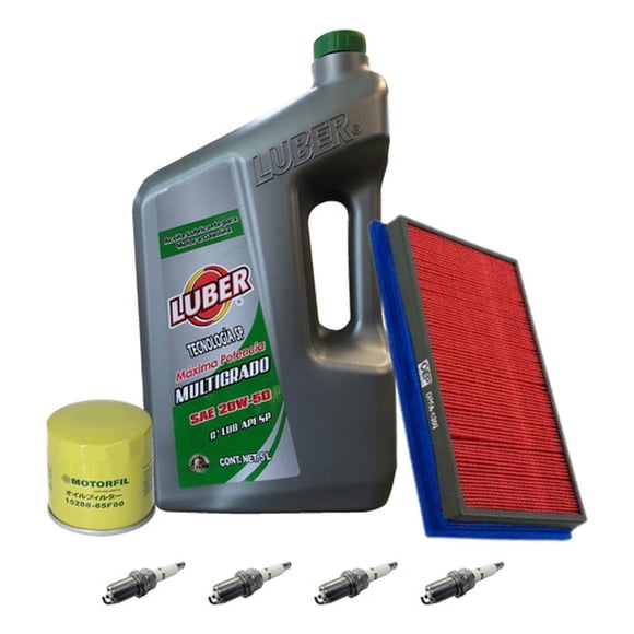 Kit De Afinacion Nissan Almera 2001 1.8l Luber Api Sp