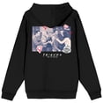 thumbnail image 3 of Friends TV Group Shot Long Sleeve Black Adult Zip-Up Hoodie, 3 of 5