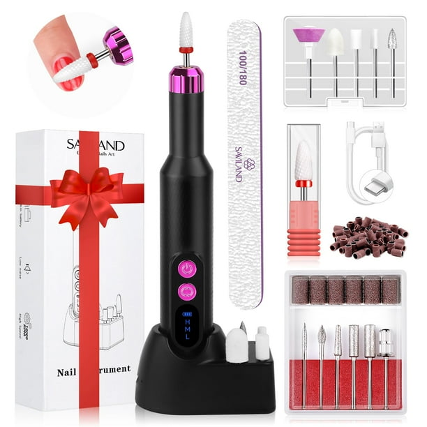 Taladro de uñas eléctrico SAVILAND Professional 20000 RPM inalámbrico