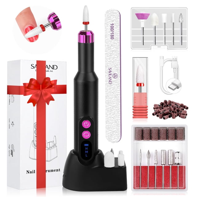Taladro de uñas eléctrico SAVILAND Professional 20000 RPM inalámbrico