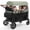 Black, variant on Bobiber Collapsible Wagon Stroller 4 Seater with 5-Point Harnesses, Canopy, Storage Bag, Adjustable Handlebar, 2 Cup Holders, Grey