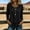 Black, variant on Womens Plus Size Shirts Collared T Shirts Long Sleeve Comfy Pullover Tops for Juniors