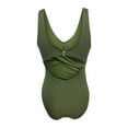 thumbnail image 7 of Leesechin Womens Shorts Bikini Sets Fashion Women's Solid Color Antistripe Slim Cute High Waist Bikini Swimsuit, 7 of 7