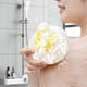 thumbnail image 3 of Esponja de Dahli Ventosa para Flores de Baño - Paquete de 2 exfoliantes para ducha, herramienta de baño antideslizante con espuma, malla suave duradera, esponja limpiadora para la piel en casa o en, 3 of 4