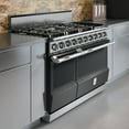 thumbnail image 2 of Hestan KRD484GD-LP 48 Inch Wide 7.5 Cu. Ft. Free Standing Dual Fuel Range, 48" 4 Burner (w/Griddle), Stainless Steel, 2 of 3