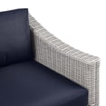 thumbnail image 6 of Conway Outdoor Patio Wicker Rattan Right-Arm Chair-EEI-4846, 6 of 8