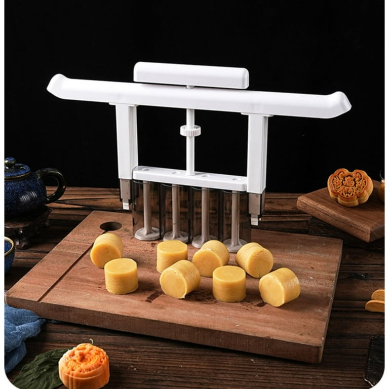 Lloopyting Mooncake Maker, Portable Hand Operated Baking