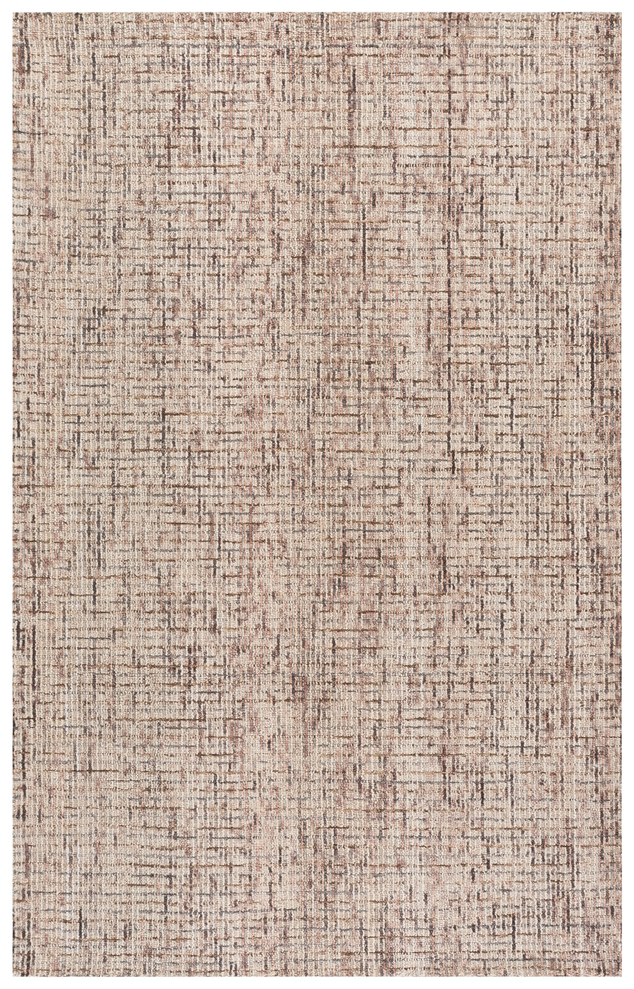 Safavieh Abstract Delia Distressed Wool Area Rug, Beige/Brown, 4' x 6'