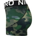thumbnail image 3 of Nike Women's Pro 3" Camo Short (Club Gold/White, Small), 3 of 3
