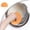 Orange, variant on Bowl Scraper Dough Bench Scraper Baking Flexible Spatula, Multipurpose Curved, Silicone Pastry Flat Edge Mixing Bowl Cutter for Cake Icing Bread Fondant