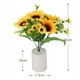 thumbnail image 3 of Luz nocturna LED de simulación de girasol recargable para decoración de dormitorio y mesita de noche., 3 of 6