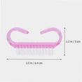 thumbnail image 2 of Nail Scrub Brush 5PC Handle Nail Brushes for Cleaning, Handle Grip Nail Brush Small Fingernail Scrub Cleaning Brushes Manicure Tools for Women, Random Color Pedicure Brushes, 2 of 5