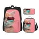 thumbnail image 1 of Easygdp Cool Cat Pink Sunglasses Mochila para Niños y Niñas con Set de Caja de Almuerzo y Estuche para Lápices 3 en 1, Mochila Escolar Estampada para Adolescentes, 1 of 7