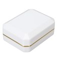 thumbnail image 1 of Jewelry Gift Box, Multi Purpose Ring Box Easy To Clean Soft Inner With Light For Gift Box For Storage Of Jewelry White, 1 of 8