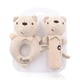 thumbnail image 1 of Juguetes para bebés Animales Sonajero Coctelera Suave agarre de la mano Muñecas Infantil Sensorial Educación temprana Regalo de ducha relajante Niños Niñas Tipo 2 2 piezas Jumpingount FN000718-02, 1 of 7