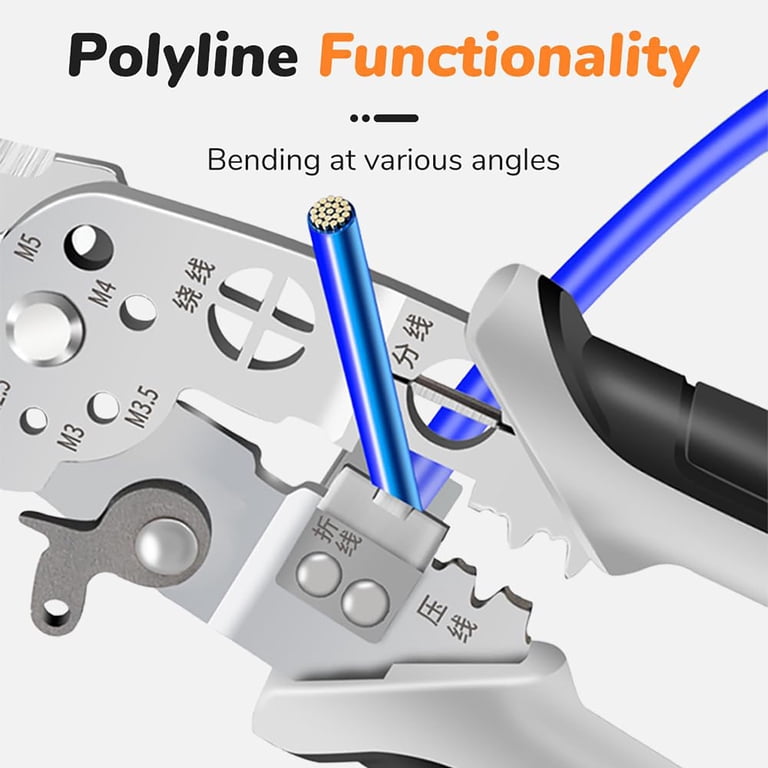 18-in-1 Foldable Wire Stripper – Multifunctional Crimper, Cutter, & Pliers For Electricians