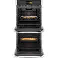 thumbnail image 3 of GE PKD7000SNSS 27 Inch Smart Convection Double Wall Oven with True European Convection, WiFi Connect, Direct Air, Brilliant Touch 7-Inch Display, Fit Guarantee, Precision Cooking Modes, No Preheat Opt, 3 of 4