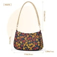 thumbnail image 3 of FORMRS Womens Shoulder Bag with Chain Strap Clutch Purse Cute Tote Handbag, Yellow Floral, 3 of 7