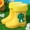 Yellow, variant on Lujianch Kids Shoes Short Rain Boots For Womens Ankle Rainboot Slip On Garden Boot Rubber Shoes Girls Winter Boots