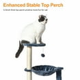 thumbnail image 6 of Vibrant Life 3-Level Cat Tower with Hammock, Blue, 26.7", 6 of 9