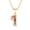 Number 1, variant on Colorful Necklaces for Women and Men Number Chain Stainless Steel Pendant Personalized Cubic Zirconia Dainty Jewelry Number 6