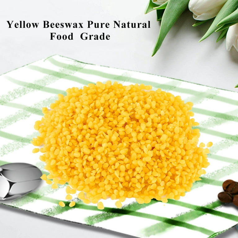 Yellow Food Grade Pure Beeswax, 50g Free Fatty Acid Beeswax Top Quality  Materials for Cosmetics Soap Candles Making