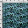 thumbnail image 3 of oneOone Cotton Poplin Twill Teal Blue Fabric Sea Shells Ocean Quilting Supplies Print Sewing Fabric By The Yard 56 Inch Wide, 3 of 4